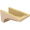 Ekena Millwork 6"W x 12"D x 6"H Wide Helena Rough Cedar Woodgrain TimberThane Corbel, Primed Tan CORUR06X12X06HELRCPR - alternate 2
